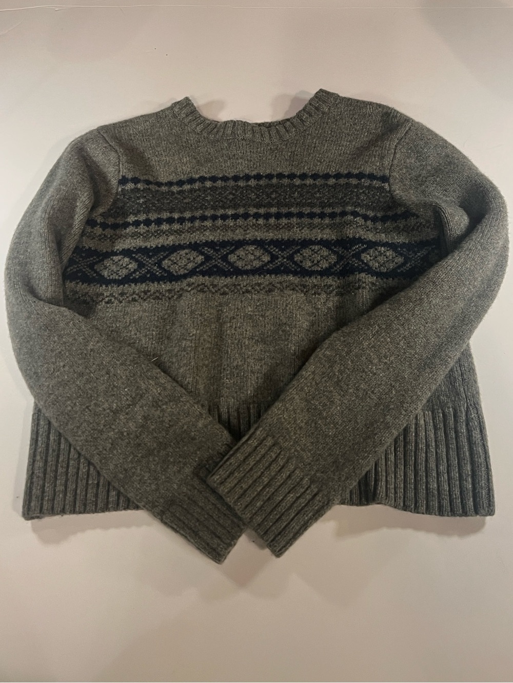 100% wool knit sweater, Nautica Jeans Company, size S/P